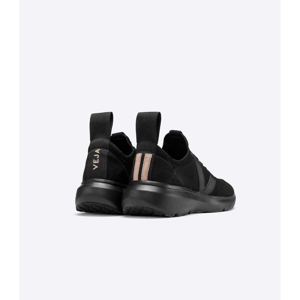 Pantofi Dama Veja V-KNIT X RICK OWENS Black/Grey | RO 545FDN